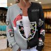 Las Vegas Raiders Santa Hat Christmas Cardigan Jacket