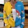 Los Angeles Rams Santa Hat Christmas Cardigan Jacket