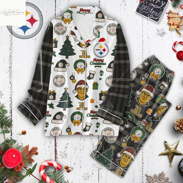 Pittsburgh Steelers Merry Christmas Gifts Pajamas Set