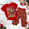 San Francisco 49ers They Hate Us Because They Ain't Us Grinch Pajamas Set