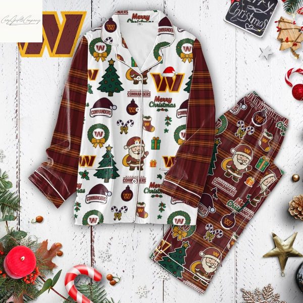 Washington Commanders Merry Christmas Gifts Pajamas Set