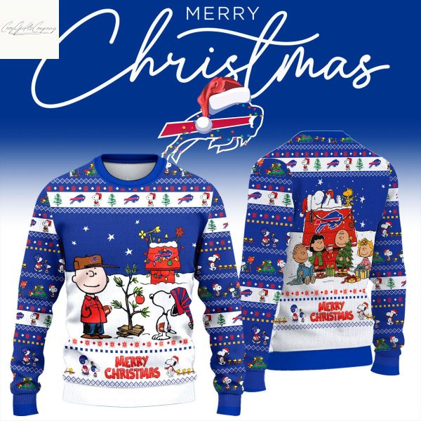 Buffalo Bills 2025 Snoopy Christmas Ugly Sweater