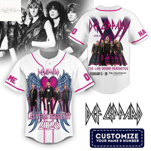 Def Leppard Las Vegas Residency 2026 Jersey