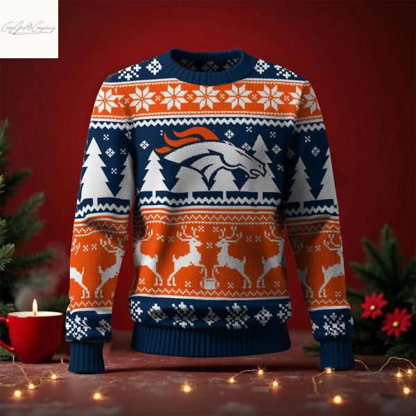 Denver Broncos 2025 Christmas New Ugly Sweater
