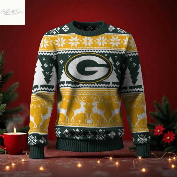 Green Bay Packers 2025 Christmas New Ugly Sweater