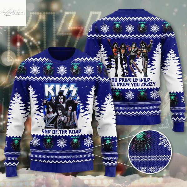 Kiss End Of The Road 2025 Ugly Sweater