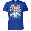 2025 World Series Back 2 Back Champions Los Angeles Dodgers T Shirt