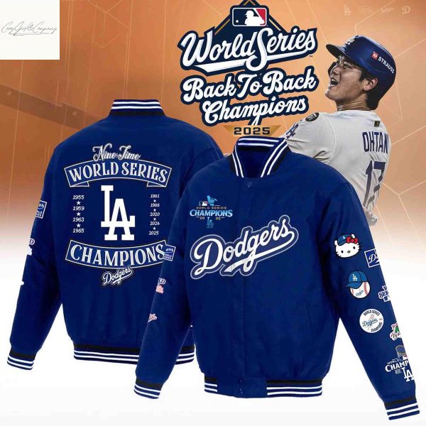 Los Angeles Dodgers 2025 Back To Back World Series Jacket