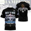 Los Angeles Dodgers 2025 World Series Back To Back Champions Shirt