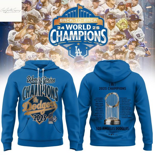 Los Angeles Dodgers 2025 World Series Champions Celebrate The Victory Hoodie Shirt