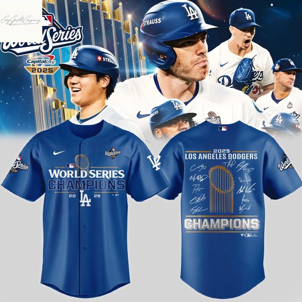 Los Angeles Dodgers 2025 World Series Champions Jersey