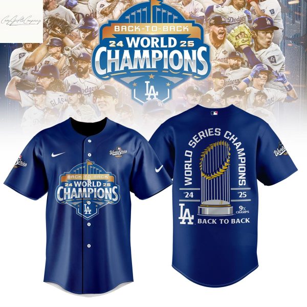 Los Angeles Dodgers 9x Champions World Series Jersey