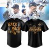 Los Angeles Dodgers Back To Back Champions Jersey