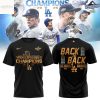 Los Angeles Dodgers Back To Back Champions Shirt