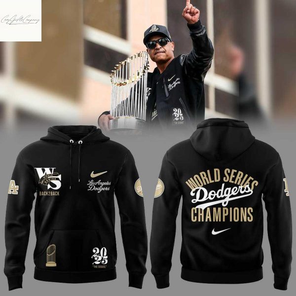 Los Angeles Dodgers Coach Dave Roberts 2025 World Series Champions Hoodie Shirt