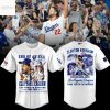 Los Angeles Dodgers End Of An Era Clayton Kershaw Memories Jersey