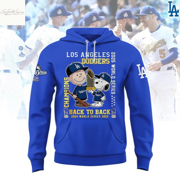 Los Angeles Dodgers Snoopy World Series Champions Hoodie Shirt