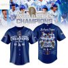 Los Angeles Dodgers World Series Back 2 Back Champions 2025 Jersey