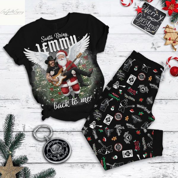 Santa Bring Lemmy Back To Me Pajamas Set